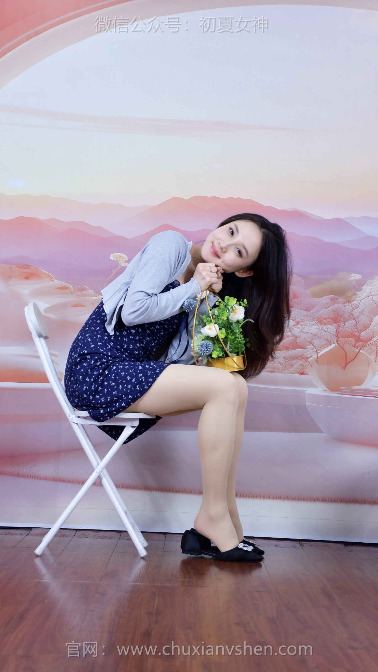 503/丸子~【浪漫陷阱】碎花裙和针织衫，一个负责浪漫，一个负责温柔。