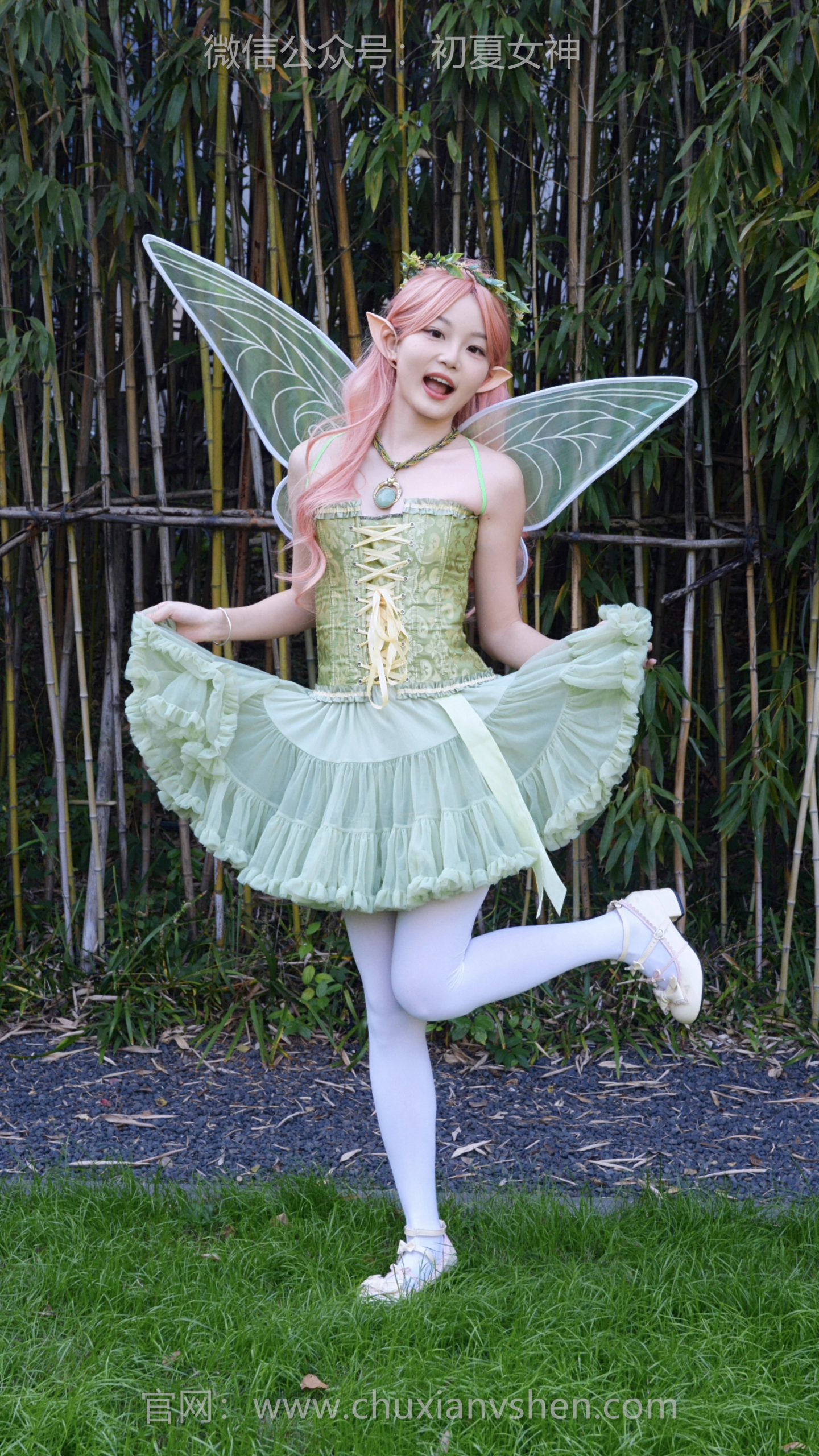 690/双双~【竹影精灵】竹林藏精灵，翅膀晃出草木香，就是招蜂引蝶的耳朵总不听话～