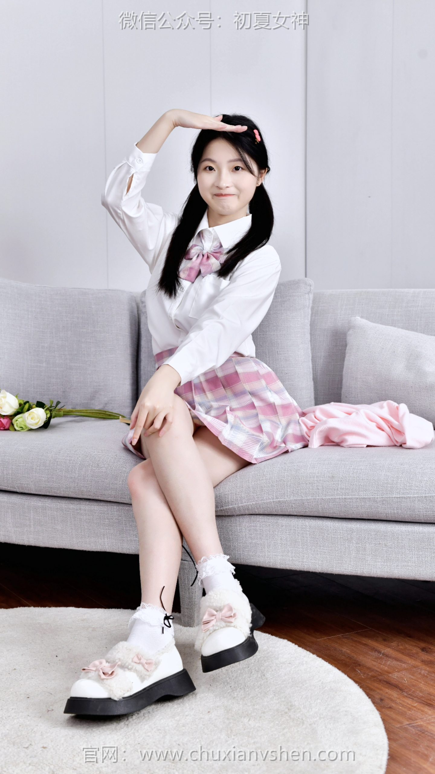 708-1/安妮~【粉粉的心情】记得最初我的草莓色JK吗？记得的人一定就是铁粉了。