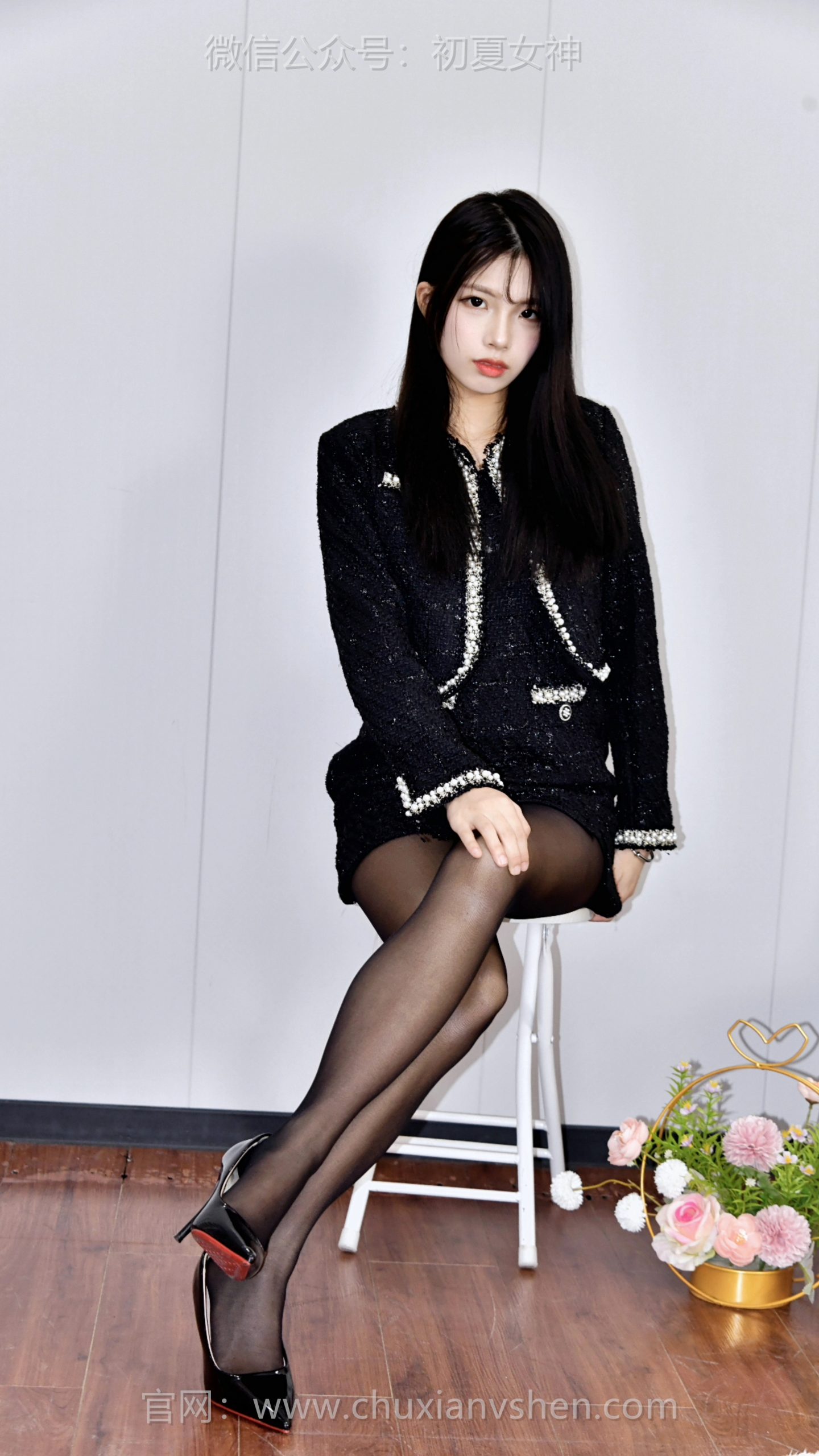 711/番茄~【黑调雅致】谁能拒绝一身黑的精致感！粗花呢面料太显高级，你们平时会这么穿去什么场合呀？