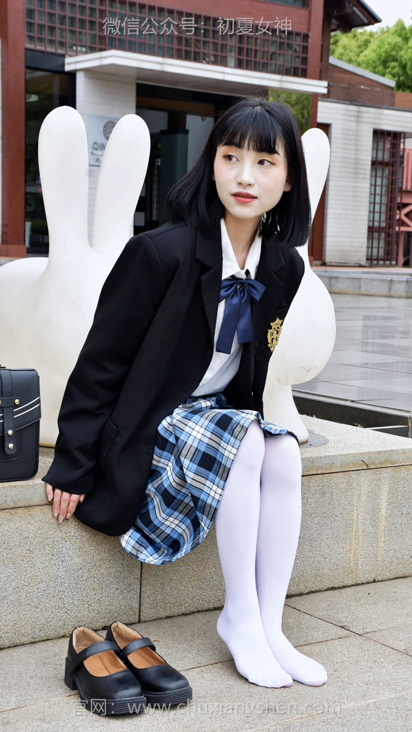 841/柒柒~《经典百搭》四四方方的制服包，大学时光里，书本零食口红都装得下。