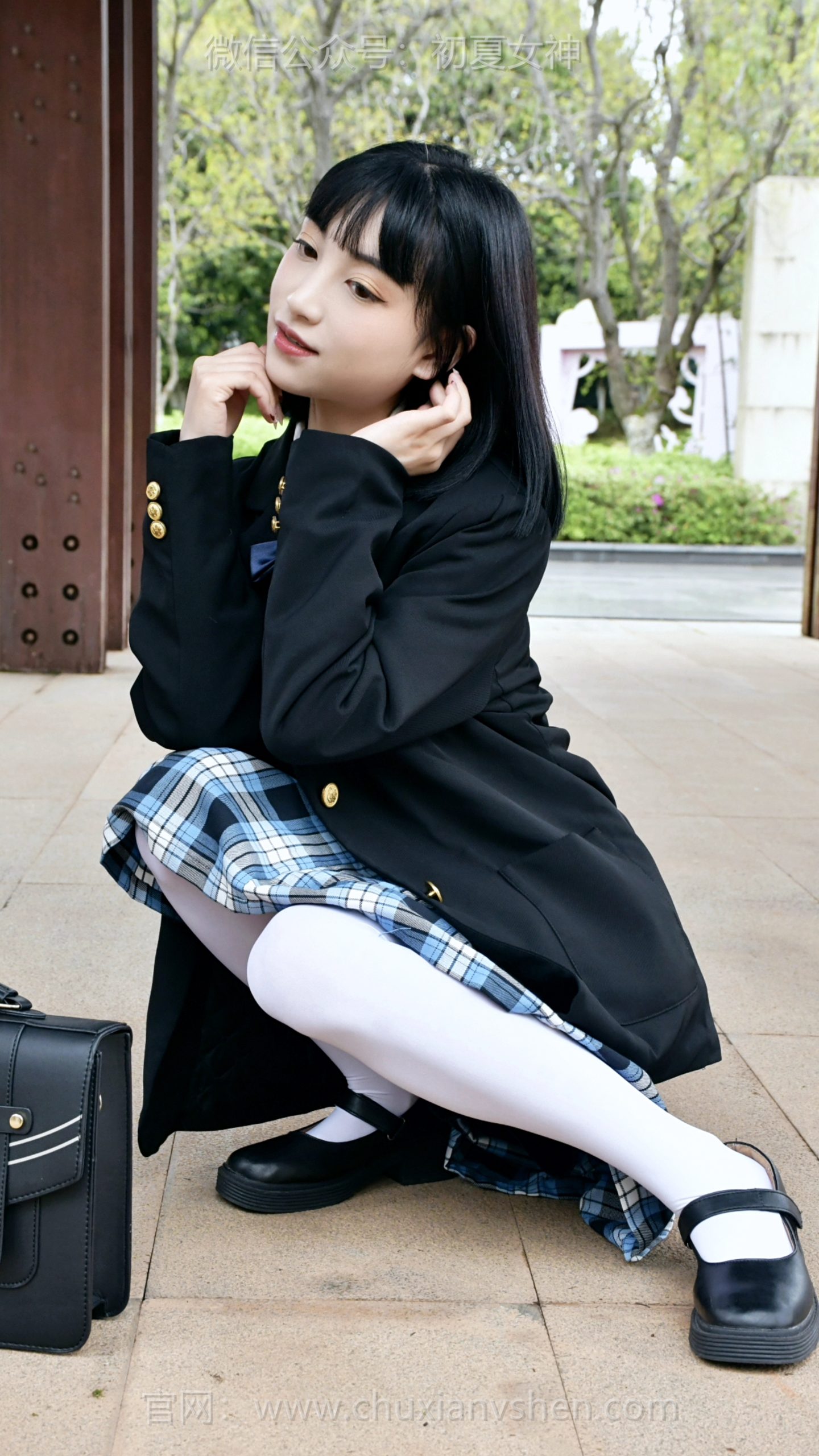 841/柒柒~《经典百搭》四四方方的制服包，大学时光里，书本零食口红都装得下。