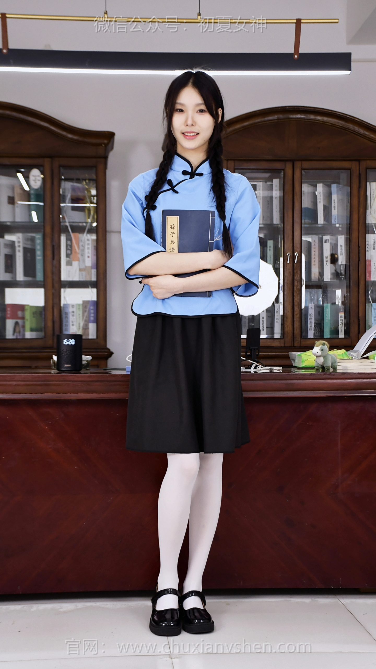 927/青子~【布衣书香】看到这身造型瞬间就有共鸣，这就是刻在我脑子里民国学生的样子。